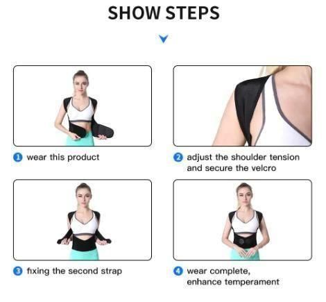 GROWTOP Neoprene Posture Corrector Belt For Men & Women Posture Corrector